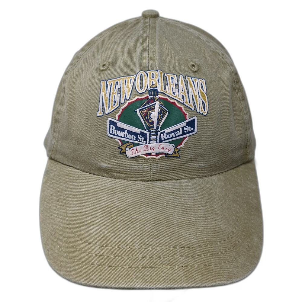 Falcon Baseball Cap Brown One Size New Orleans Bourbon Royal St The Big Easy Hat